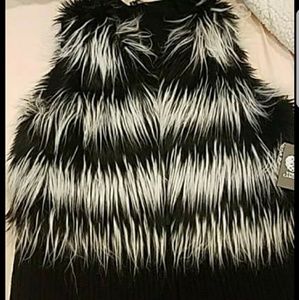 Vince Camuto faux fur vest